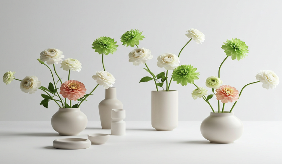 Minimalist Çiçek Düzenlemeleri